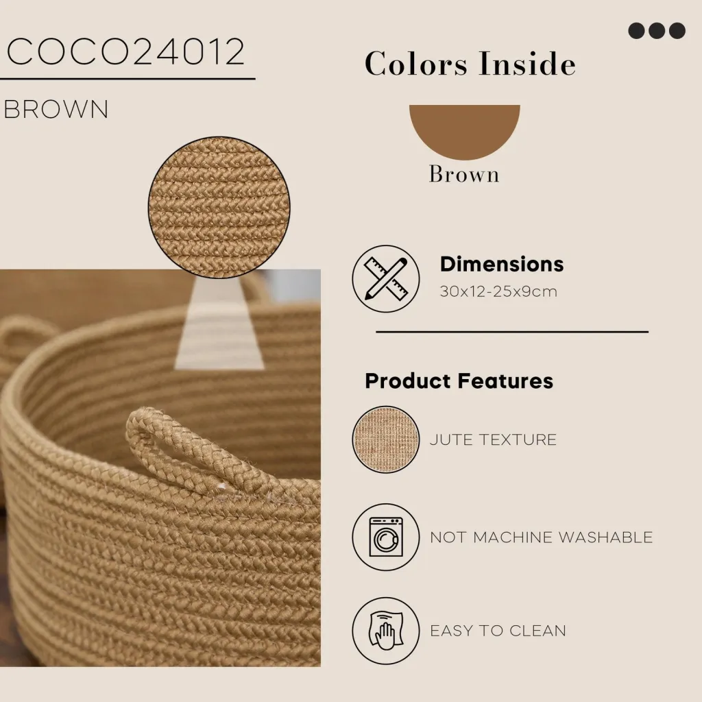 Set shporta (2 copë), Evila Originals, Coco24012 - 8