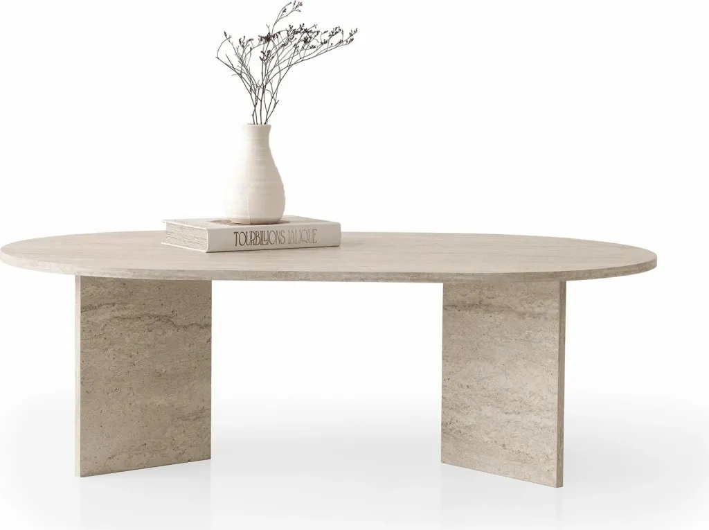 Tavolinë kafeje Skye Decor, ngjyrë travertine, Oscar - 9544 - 3