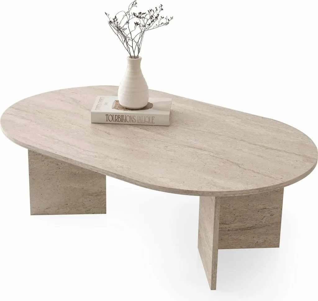 Tavolinë kafeje Skye Decor, ngjyrë travertine, Oscar - 9544 - 5