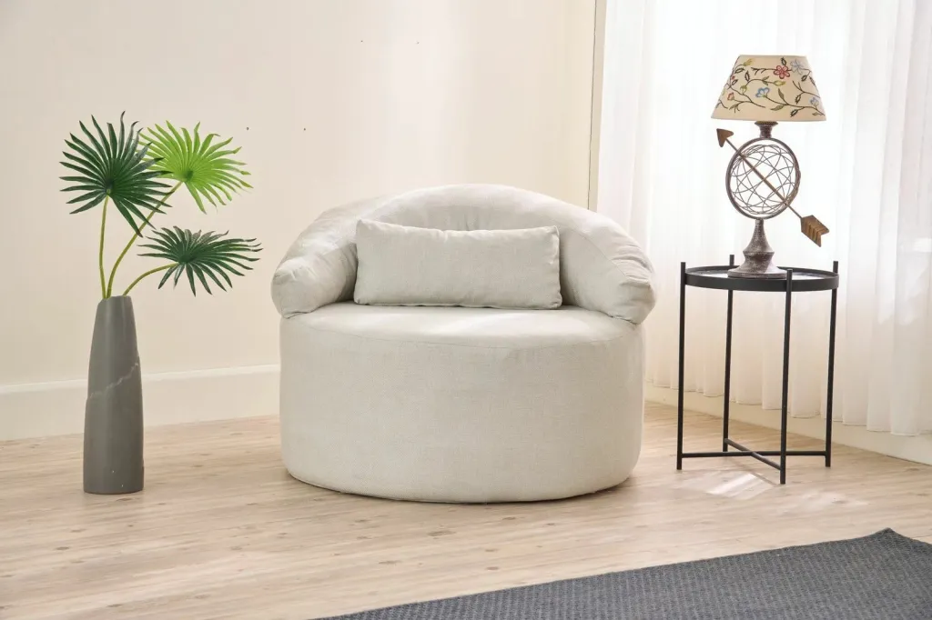 Karrige një vendëshe Pitta, krem, Atelier del Sofa - 2