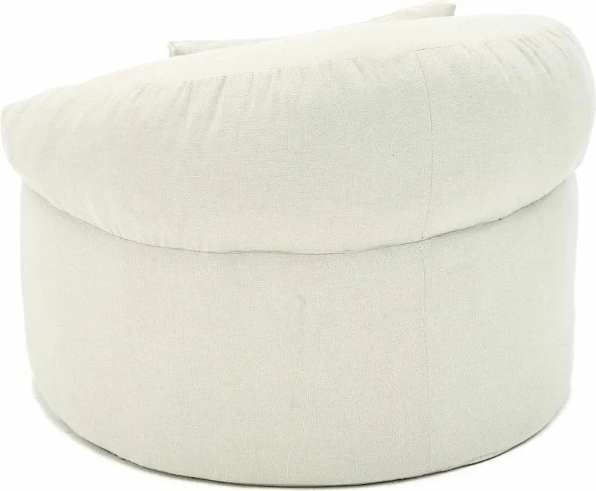 Karrige një vendëshe Pitta, krem, Atelier del Sofa - 5