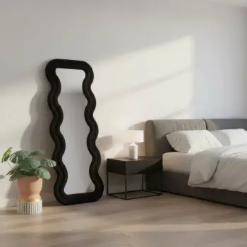 Pasqyrë Cheval, ngjyrë e zezë, Skye Decor, 65x170cm