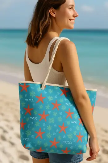 Çantë plazhi, shumëngjyrëshe, Zoozie Bags, YLC.PJ.045