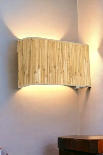 Llambë muri Opviq, bambu, 8858-7P