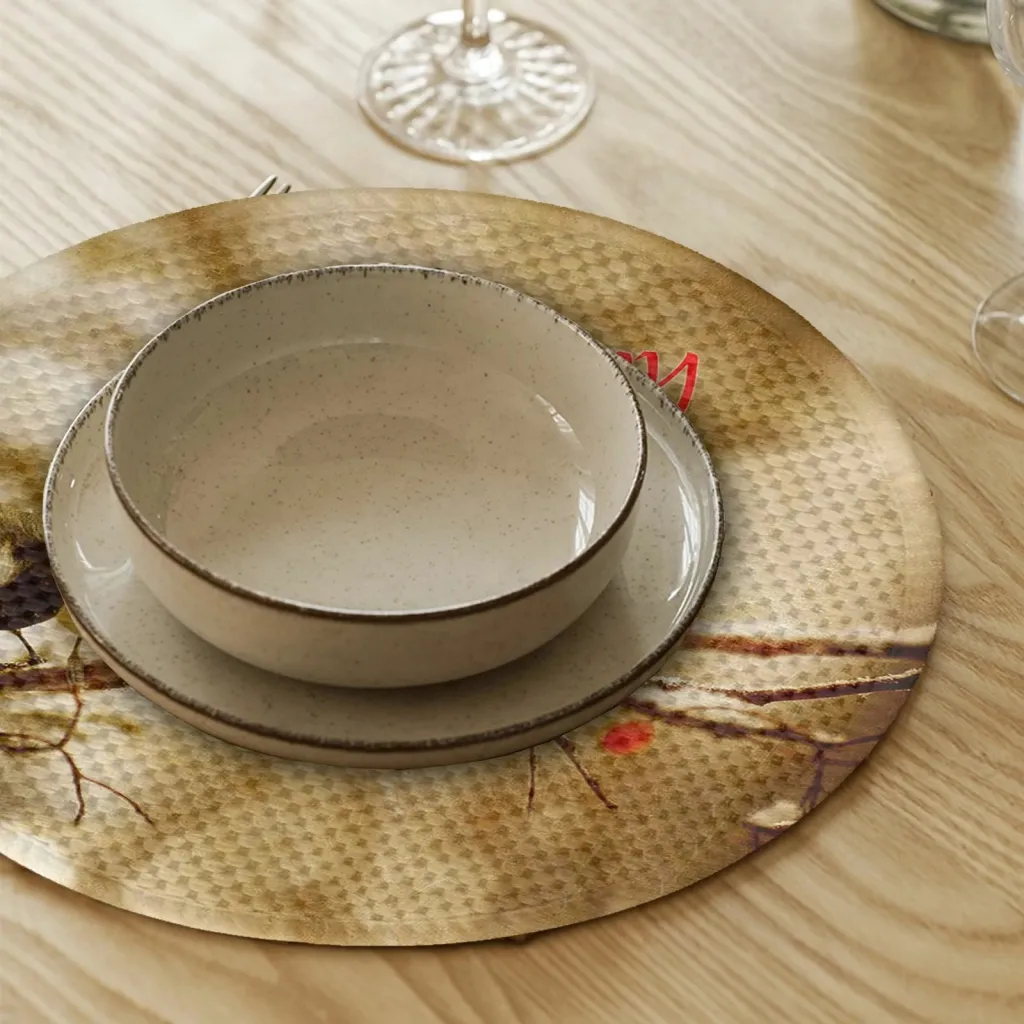 Set nënshtruesish tavoline Hermia Concept, shumëngjyrësh, 37cm, 4 copë - 2