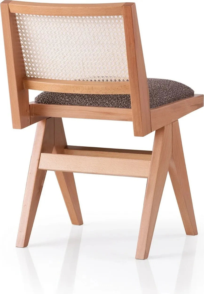 Karrige Skye Decor, formë 4303, dru ahu, ngjyrë lis dhe kafe - 2