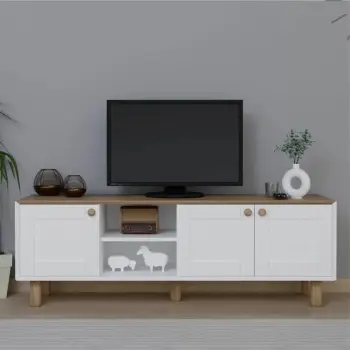Komodë TV Skye Decor, stil bohemian, 1600-83, ngjyrë lisi kopshti