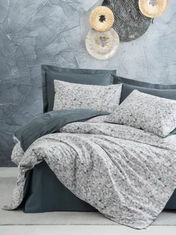 Set mbulesë për jorgan një person, L'essentiel Molly, anthracite