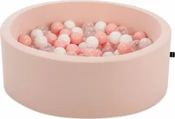 Pishinë me topa për fëmijë, Bubble Pops 150, rozë
