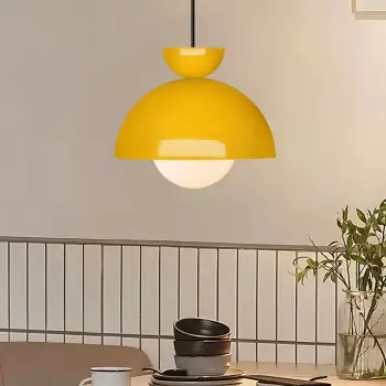 Llambë tavani Opviq, ngjyrë e verdhë, 241337