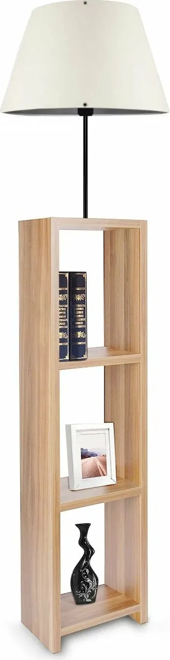 Llambë dyshemeje prej druri, ngjyrë krem, Opviq, AYD-3152 - 2