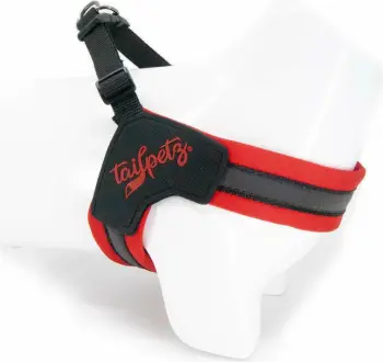 Parzmore për qen, Paws & Whiskers, V-Harness, e kuqe