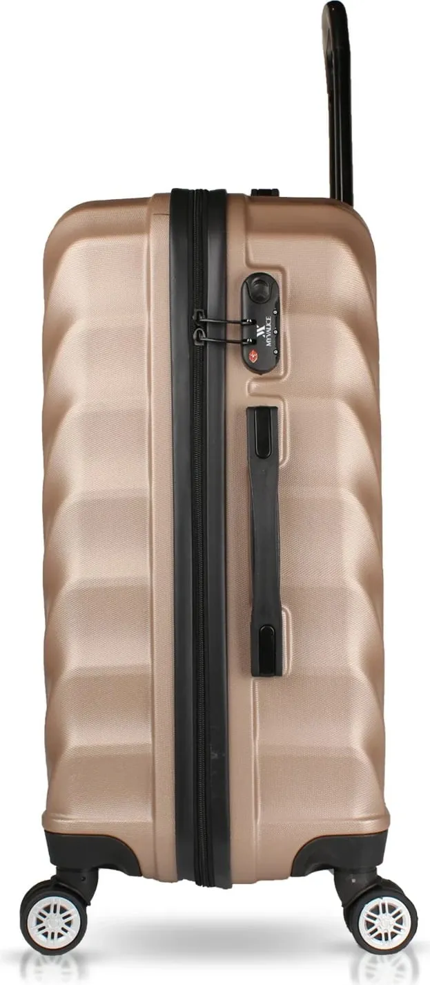 Valixhe udhëtimi ngjyrë ari, Zoozie Bags, 7071 - 3