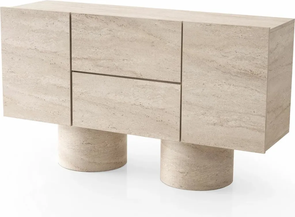 Konsol Skye Decor, ngjyrë travertine, H.Konsol - 6001 - 2