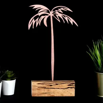 Dekor palmë prej bronzi, Evila Originals