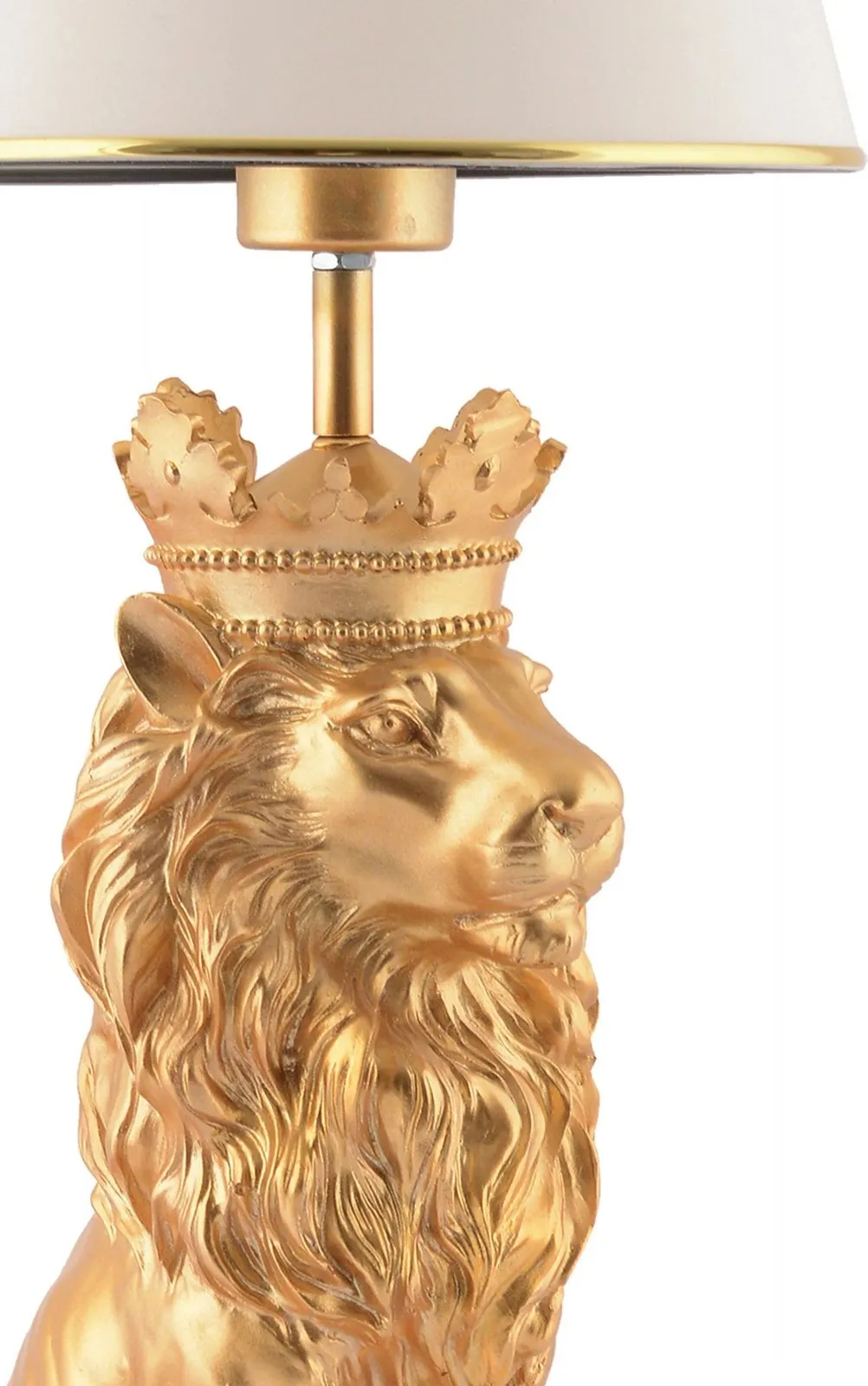 Llambë tavoline Opviq, Lion King, e bardhë dhe argjend - 2