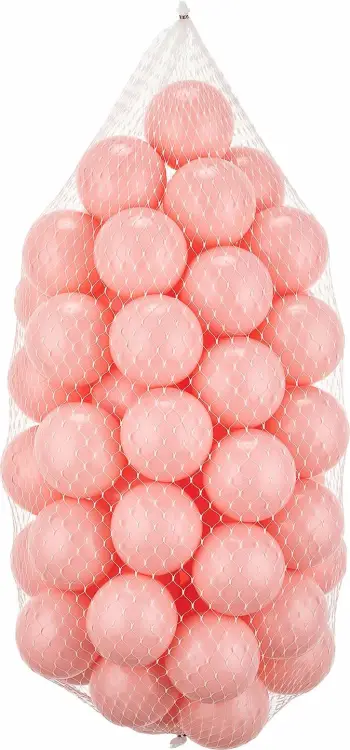 Toptha rozë për pishinë me toptha, Evila Originals, Bubble Pops 50 copë