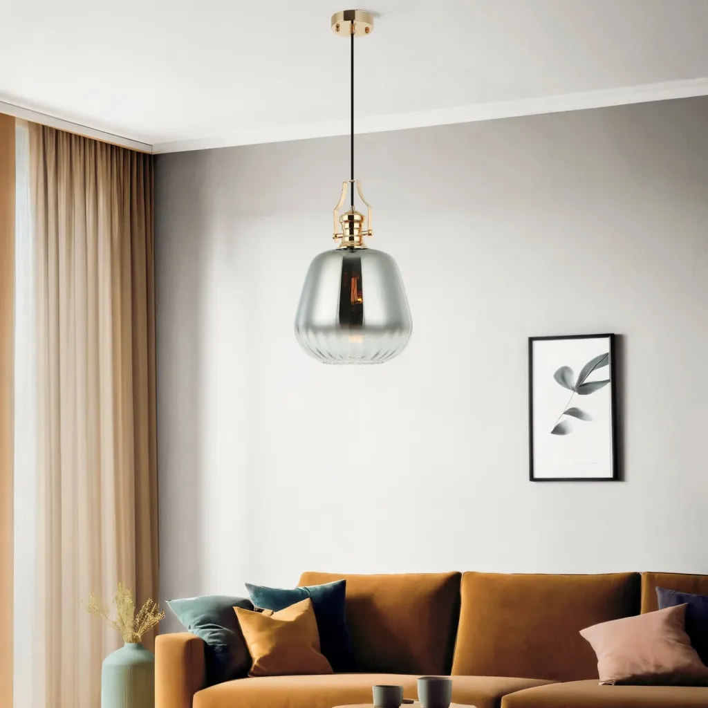 Llambë tavani Opviq, Cabana - P01-GD, ngjyrë ari - 1