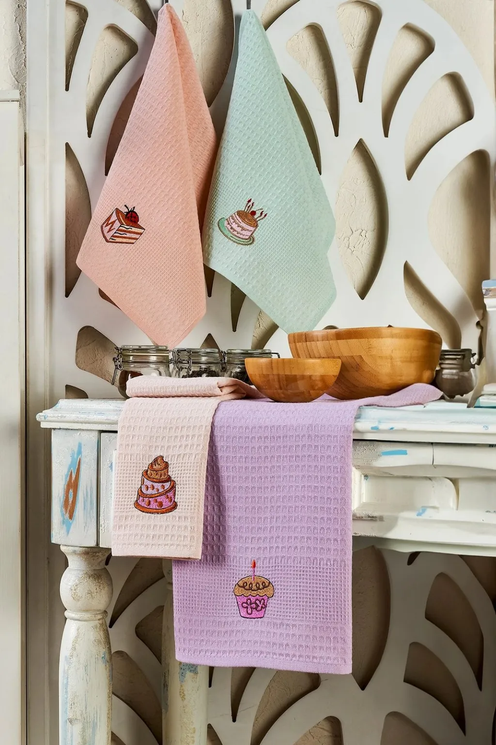 Set peshqirësh kuzhine (6 copë), Mijölnir, Cake - 2