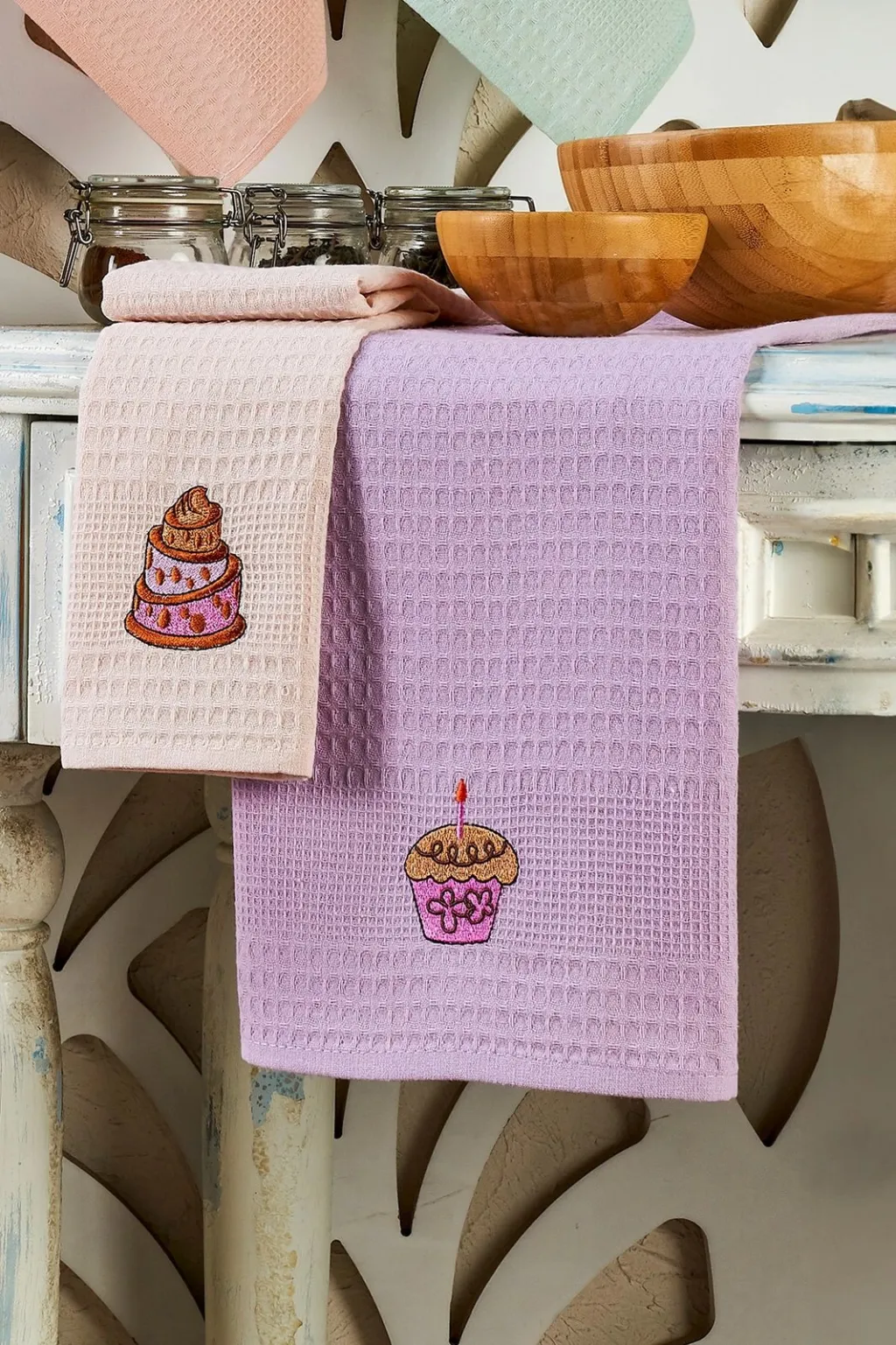 Set peshqirësh kuzhine (6 copë), Mijölnir, Cake - 3