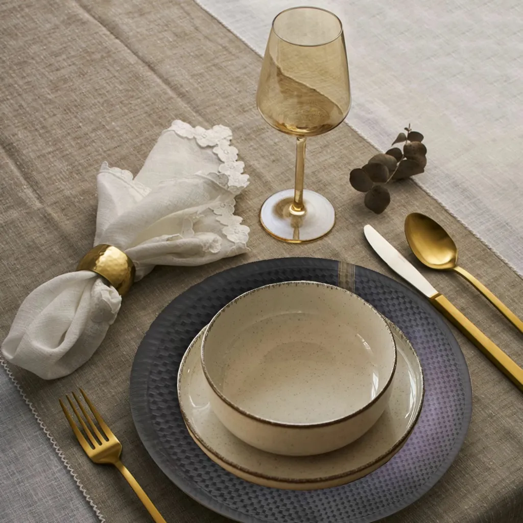Set 4 copë mbrojtëse tavoline Hermia Concept, shumëngjyrëshe, 37cm - 3