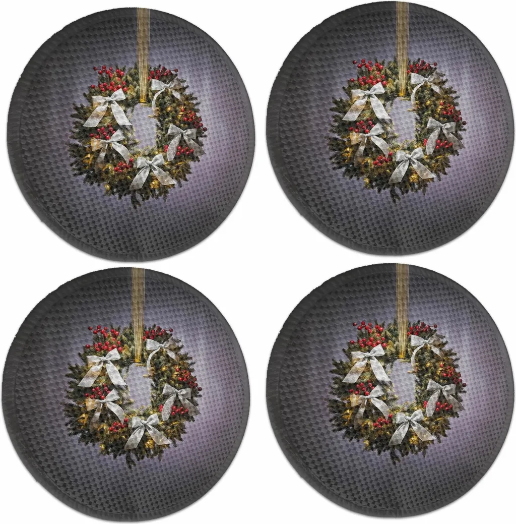 Set 4 copë mbrojtëse tavoline Hermia Concept, shumëngjyrëshe, 37cm - 4