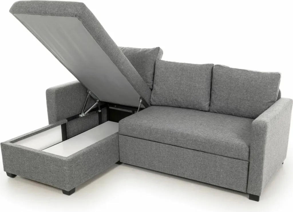Kënd-sofë krevate Atelier del Sofa, ngjyrë gri e çelët, Kado - 12