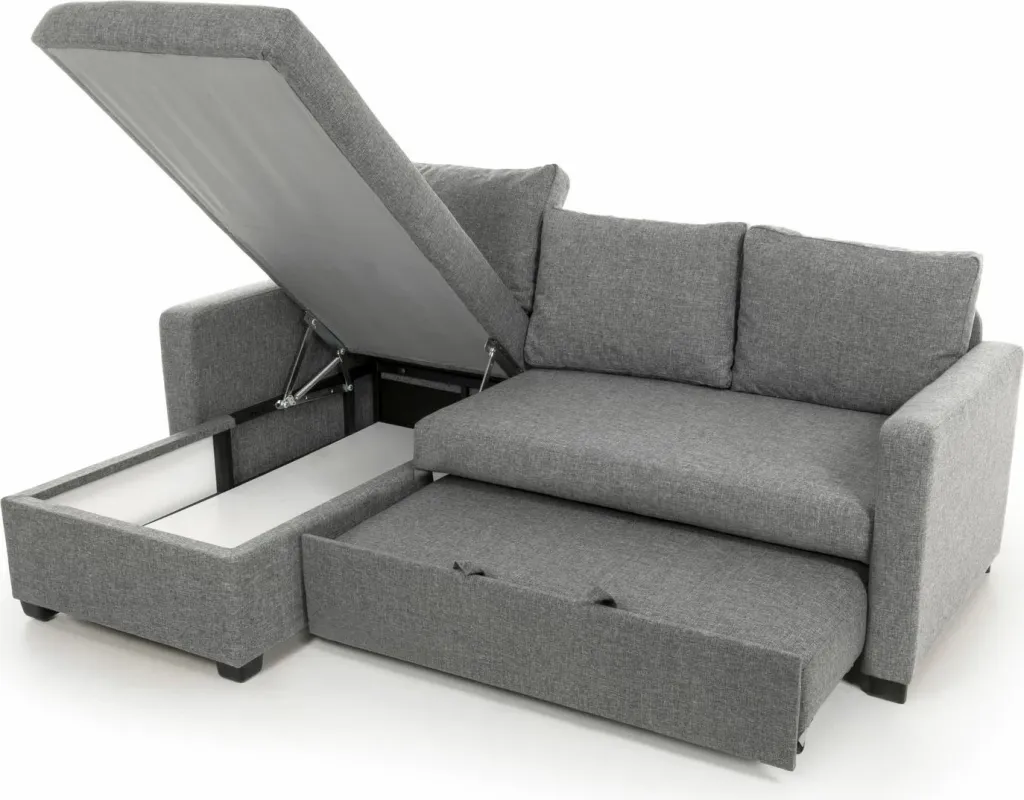 Kënd-sofë krevate Atelier del Sofa, ngjyrë gri e çelët, Kado - 13