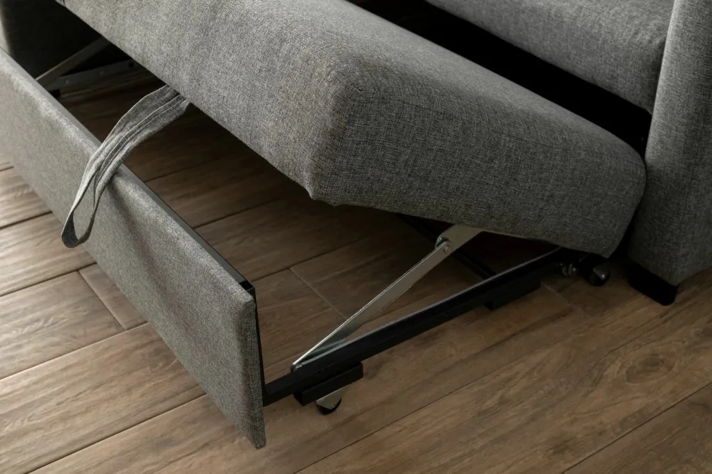 Kënd-sofë krevate Atelier del Sofa, ngjyrë gri e çelët, Kado - 9