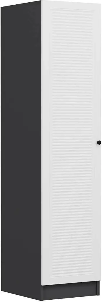 Dollap Skye Decor, Minar Kale - 8681, bardhë dhe antracit, 45x52x190cm