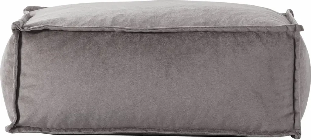 Karrige një vend me pouffe, ngjyrë gri e çelët, Atelier del Sofa, Notre Set - 11
