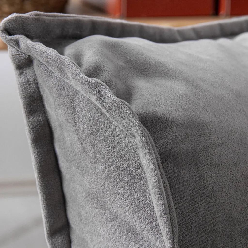 Karrige një vend me pouffe, ngjyrë gri e çelët, Atelier del Sofa, Notre Set - 8