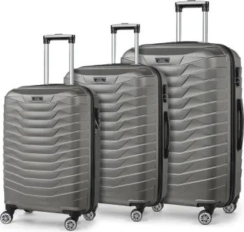 Set valixhesh (3 copë), Zoozie Bags, P55UCVLZ02, ngjyrë antracit