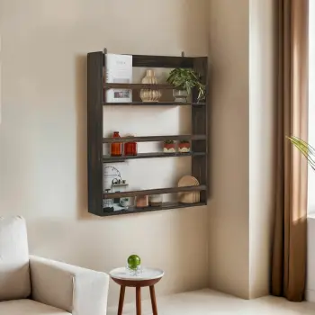 Raft muri Skye Decor, i zi, Cm-067-A