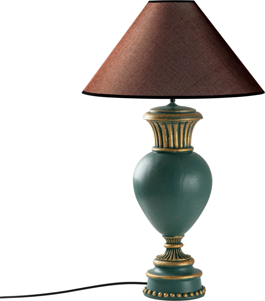 Llambë tavoline Opviq, ELEGANZE-5323, e gjelbër dhe kafe - 4