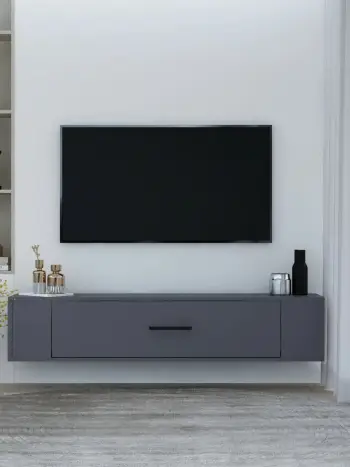 Komodë për TV, Skye Decor, ngjyrë antracit, Restos