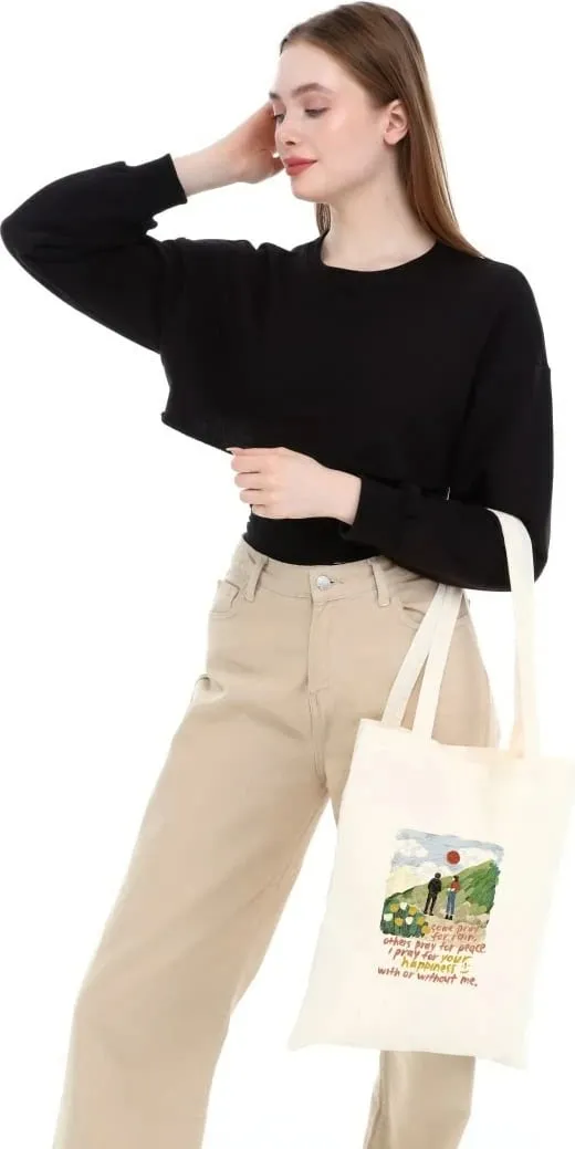 Torbë Tote Zoozie Bags, krem, 0374 - 2