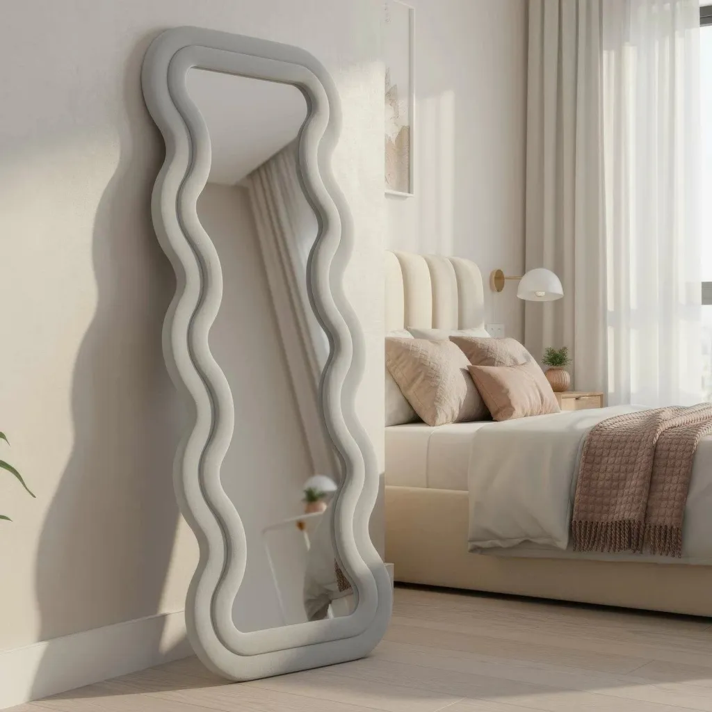 Pasqyrë Cheval Mundo, krem, Skye Decor, 65x170cm - 1
