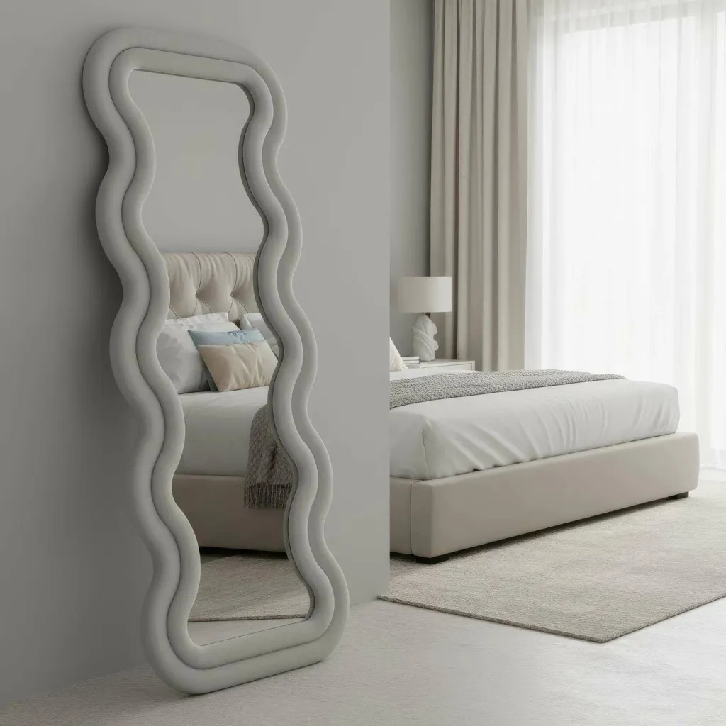 Pasqyrë Cheval Mundo, krem, Skye Decor, 65x170cm - 2