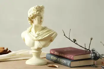 Objekt dekorativ Evila Originals, krem, CY0387
