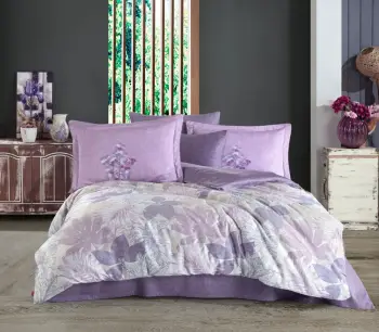 Set mbulesë për jorgan dopio satin L'essentiel Juillet, lejla