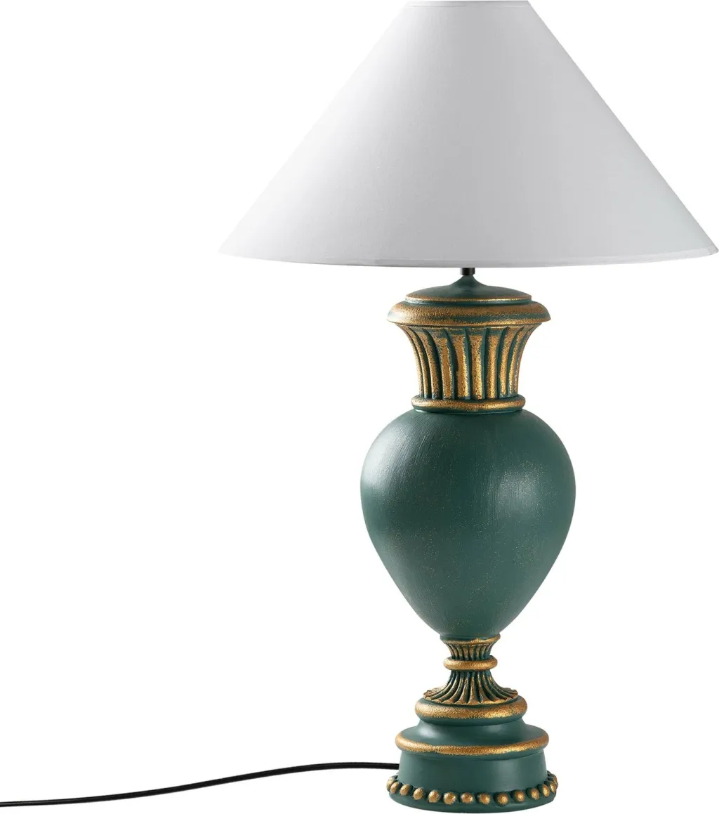 Llambë tavoline Opviq, ELEGANZE-5325, jeshile dhe e bardhë - 4