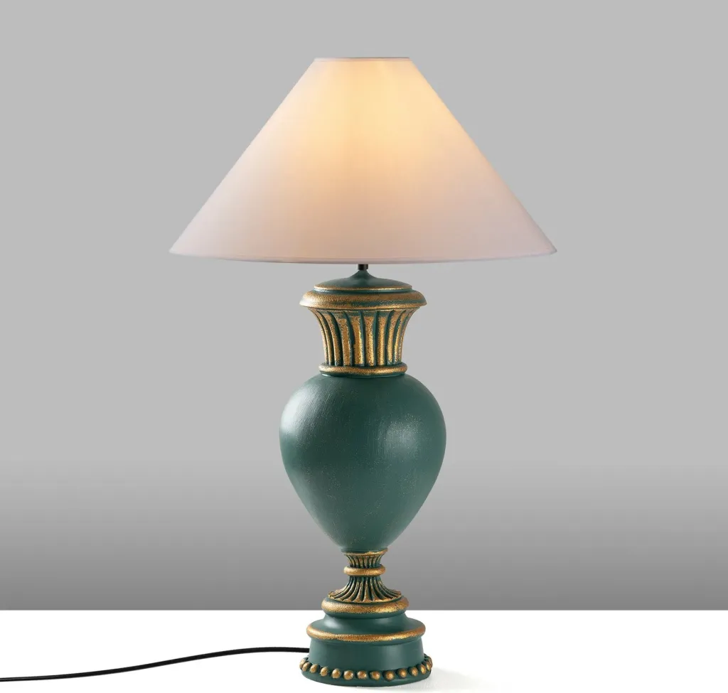 Llambë tavoline Opviq, ELEGANZE-5325, jeshile dhe e bardhë - 5