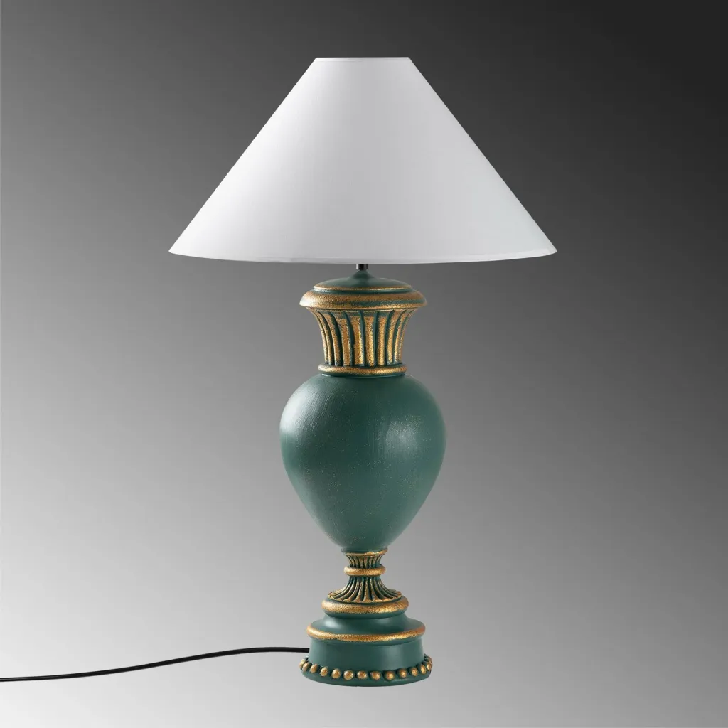 Llambë tavoline Opviq, ELEGANZE-5325, jeshile dhe e bardhë - 6