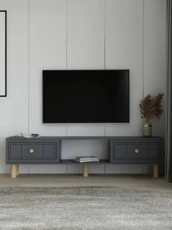 Komodë për TV Dario Bohem, ngjyrë antracit, Skye Decor