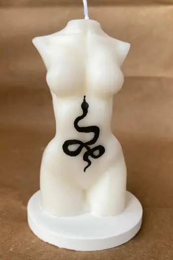 Qiri Evila Originals, Medusa, aromë vanilje, ngjyrë bezhë, 11x10cm