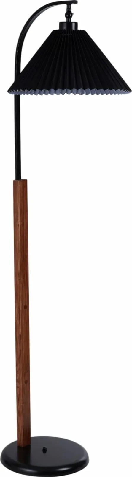 Llambë dyshemeje Opviq, e zezë dhe arre, 8953-2, 150cm - 2