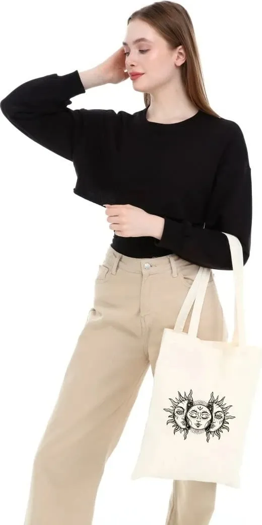 Torbë Tote Zoozie Bags, krem, 0366 - 2