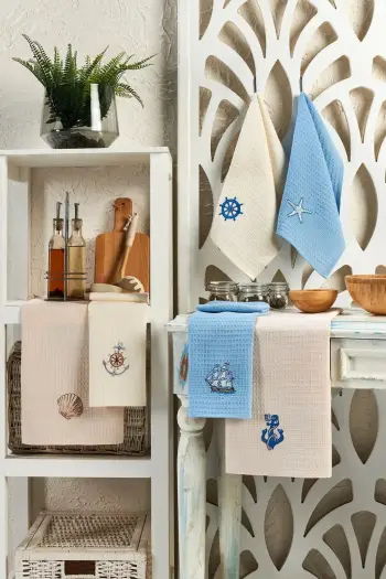 Set peshqirësh kuzhine (6 copë), Mijolnir, Marin