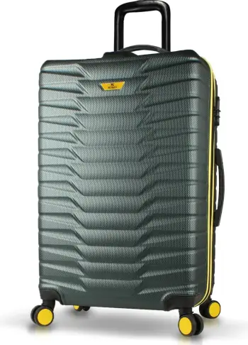 Valixhe e madhe udhëtimi, ngjyrë kaki, Zoozie Bags, 75x47x30 cm